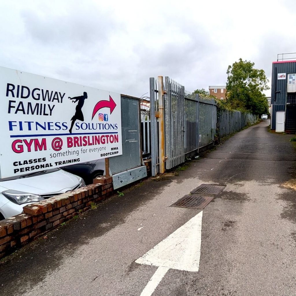 Entrance to Ridgway Family Fitness